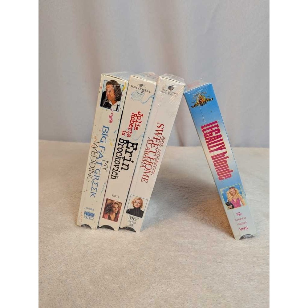 VHS Chick Flick Bundle of 4 Sealed VHS Movies New